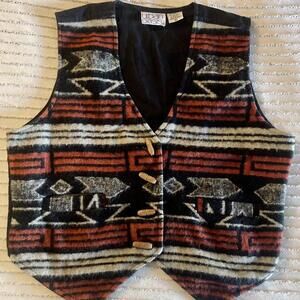 Vintage 90s‎ Urban Oasis black and red vest